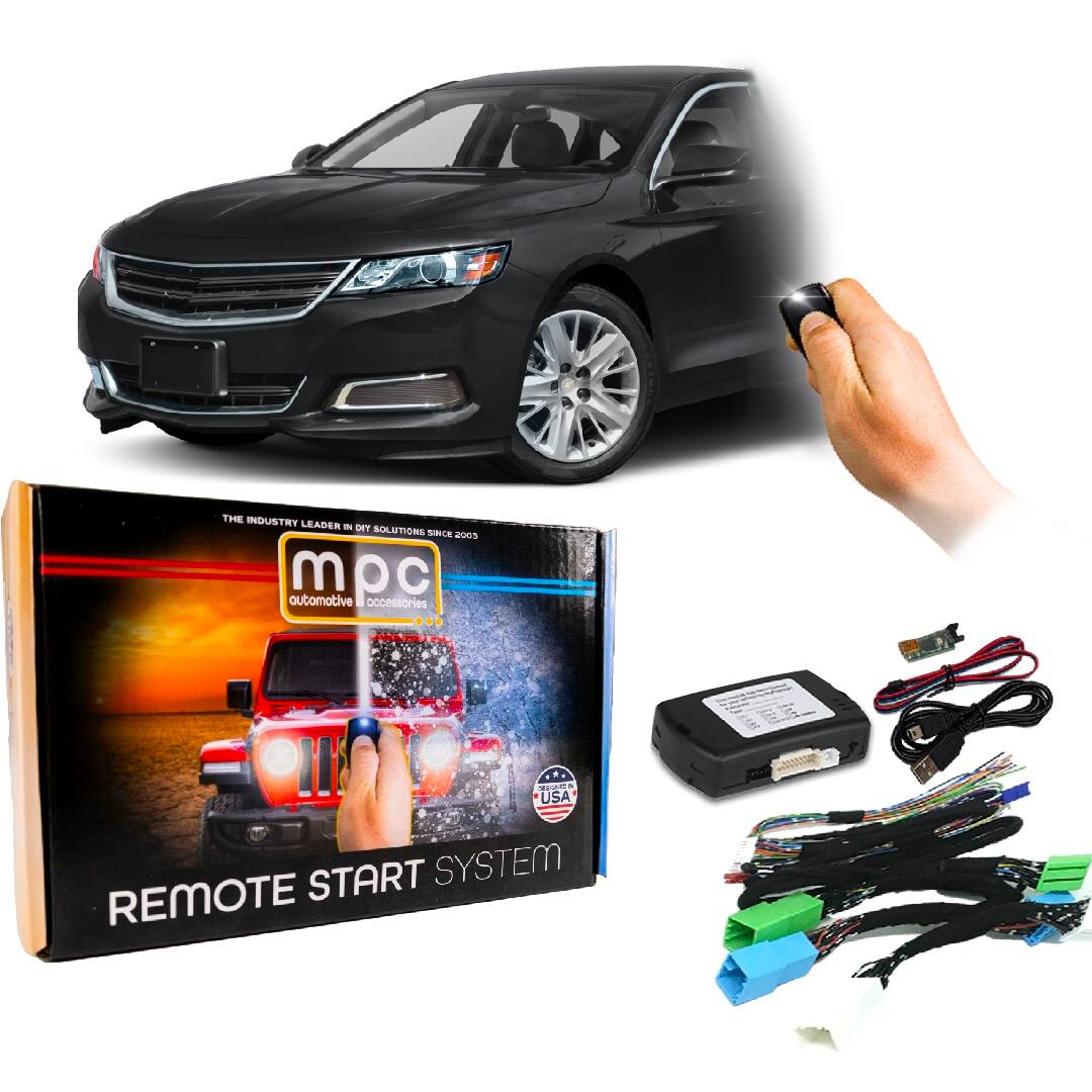 MPC - OEM Remote Activated Remote Start For 2014-2020 Chevrolet Impala - Push-to-Start - Black