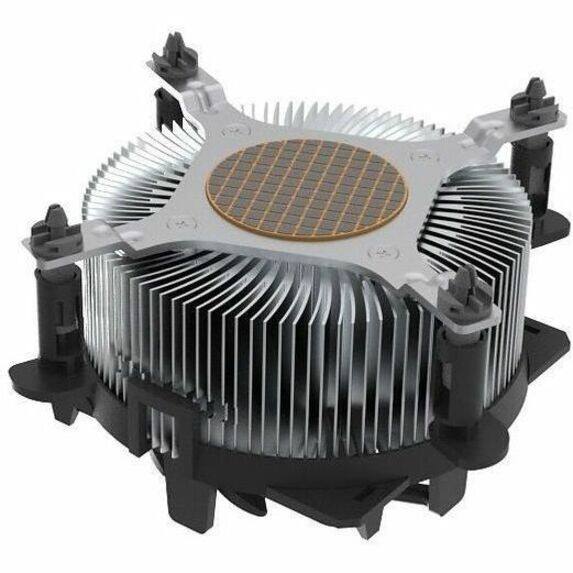 Back. Dynatron - q10 cooling fan/heatsink - Black.
