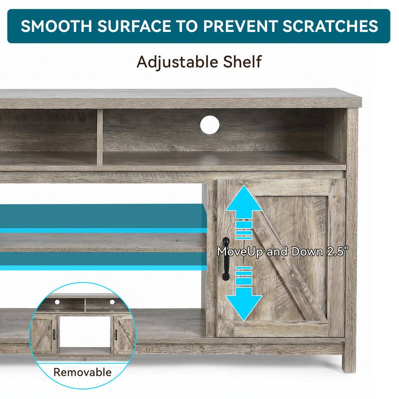 SMOOTH SURFACE TO PREVENT SCRATCHES

Adjustable Shelf

Move Up and Down 2.5"

Removable