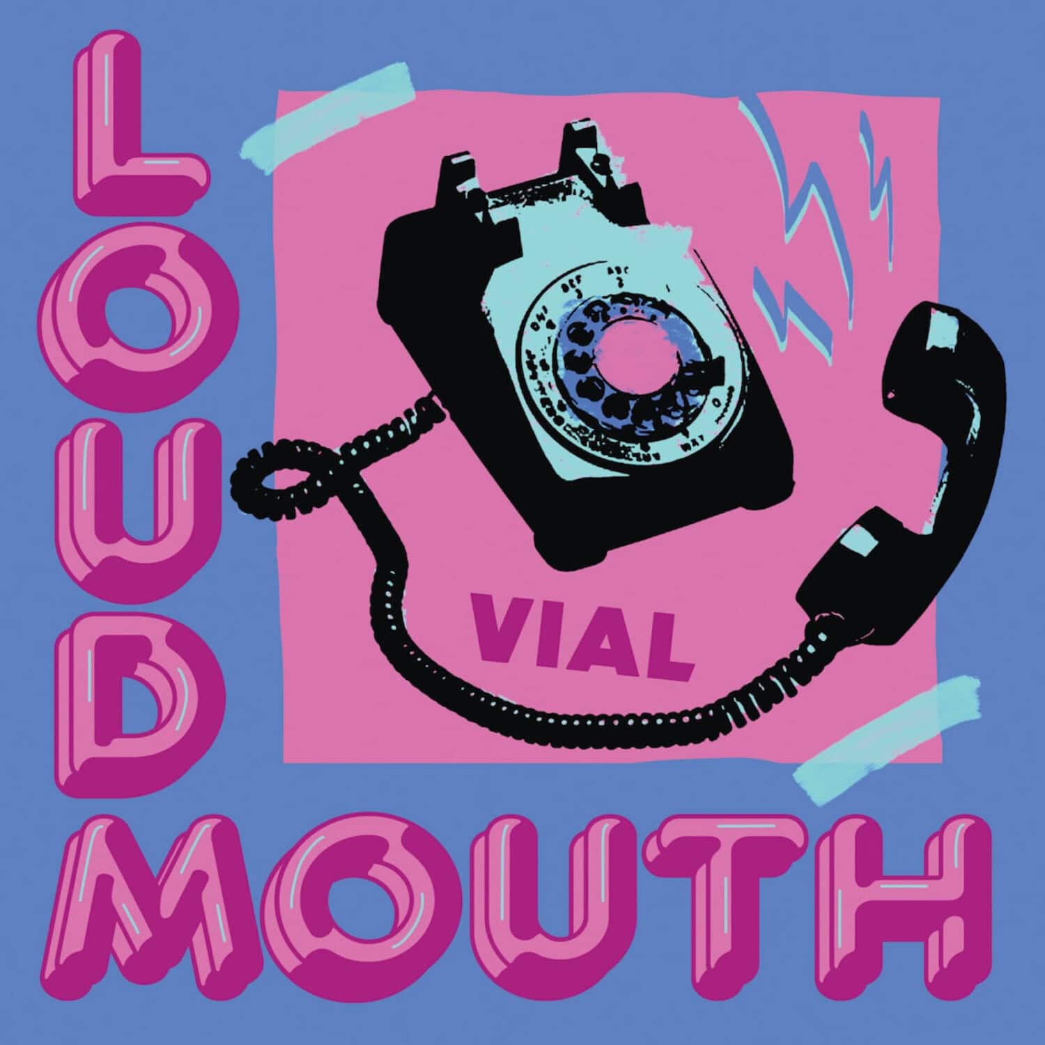 Vial - LOUDMOUTH (ICE BLUE WITH AQUA BLUE SPOKES VINYL)   - VINYL LP price history on PriceWatchPro