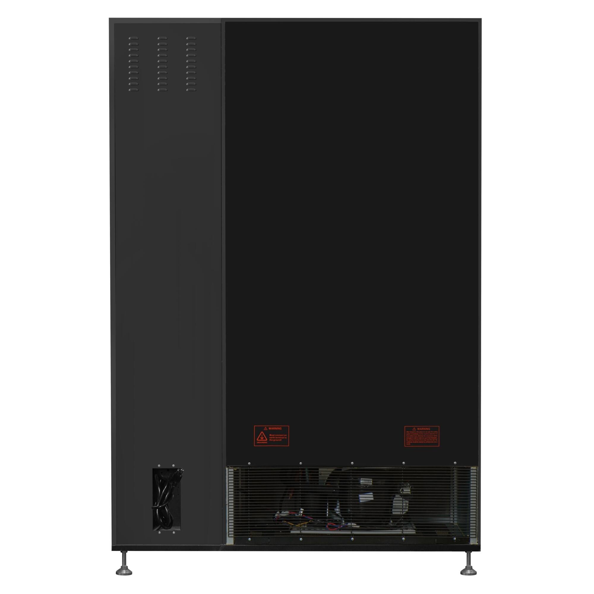 Alt View 9. Koolmore - Refrigerated Snack and Drink Vending Machine with 60 Slots and 22 Inch Touch Screen with Bill and Coin Acceptor in Black - Black.