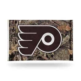 Rico Industries - Philadelphia Flyers Bold Mossy Oak Camo Design 3x5 Indoor/Outdoor Banner Flag - Multi
