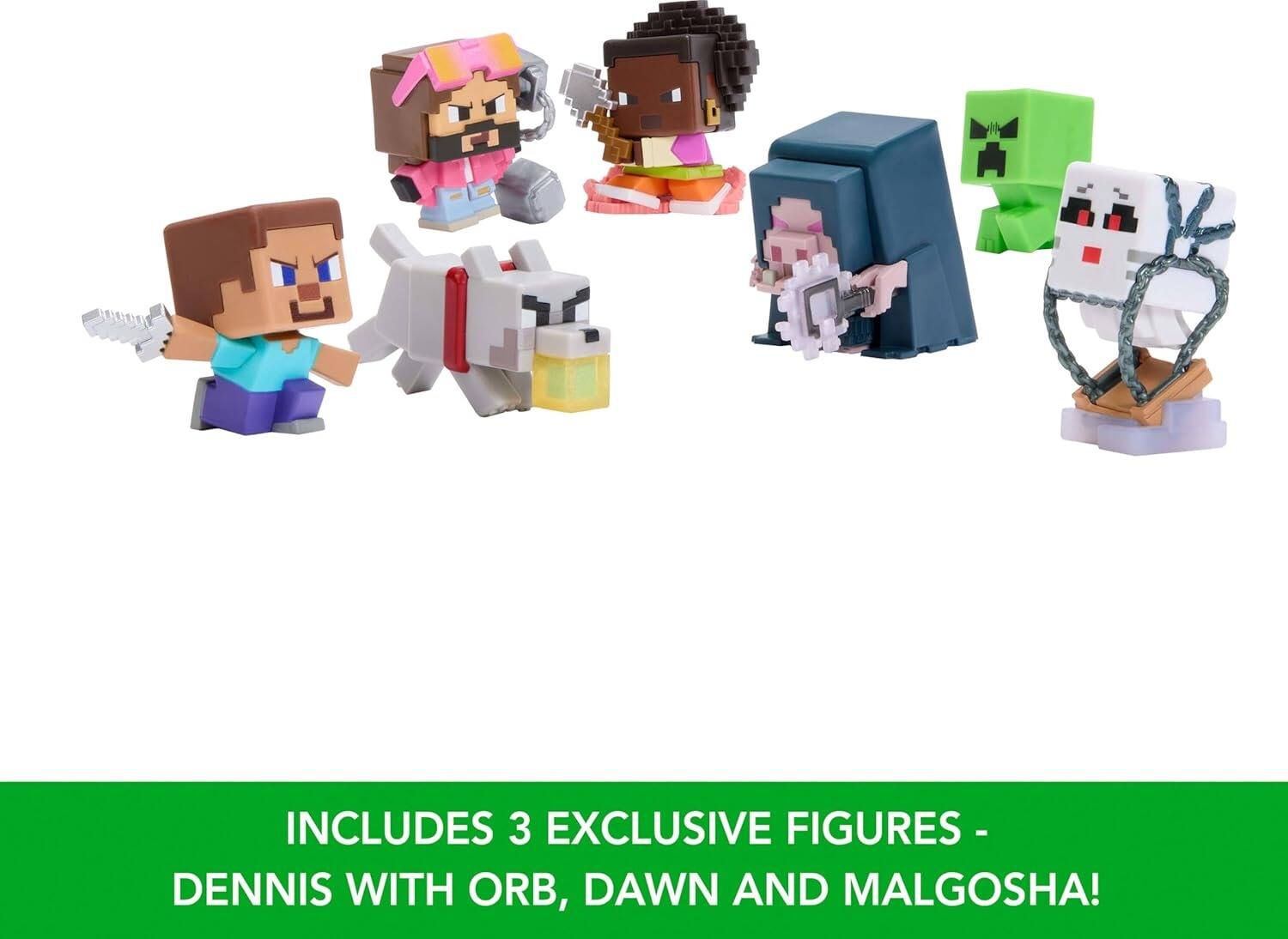 INCLUDES 3 EXCLUSIVE FIGURES - DENNIS WITH ORB, DAWN AND MALGOSHA!