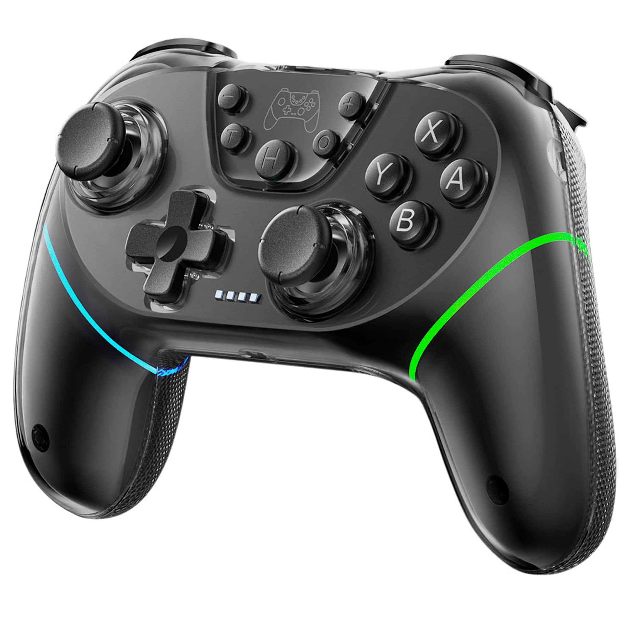 YONWAY - Wireless Bluetooth Game Controller, Compatible Switch 2/OLED/Lite/Android/Tesla Model 3/IOS/PC/ipad with Dual Vibration - Black