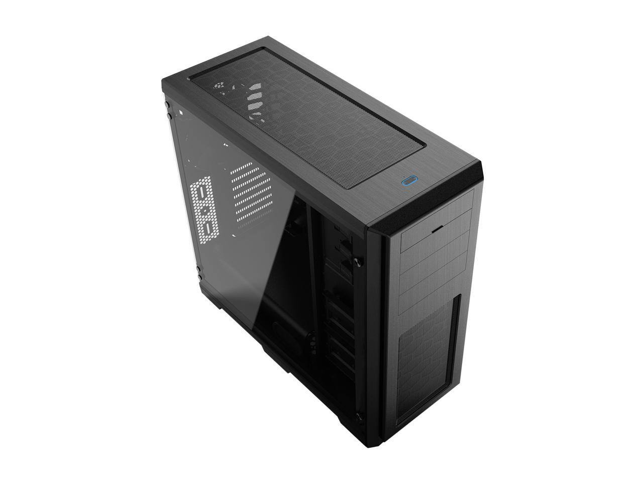 Alt View 7. Phanteks - Phanteks Enthoo Pro TG RGB Control ATX Full Tower - Black - Black.