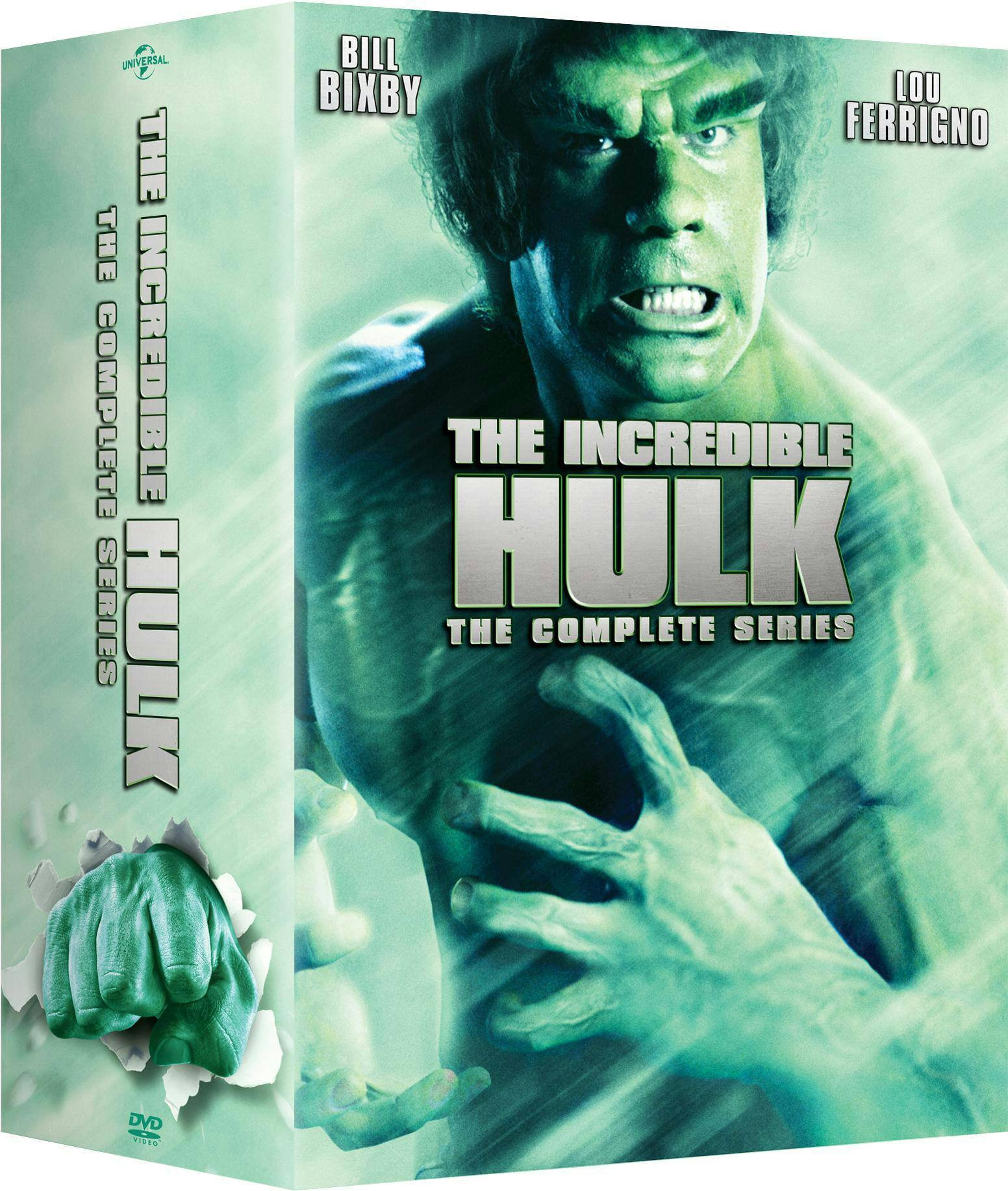 Back. The Incredible Hulk: The Complete Series (DVD New Box Art) [DVD].