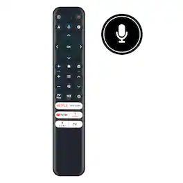 WINFLIKE - RC813-FMB1 RC813FMB1 RC813 FMB1 RC902V replacement Voice Remote Control fit for TCL Mini 8K Smart TV 75S546 - Black