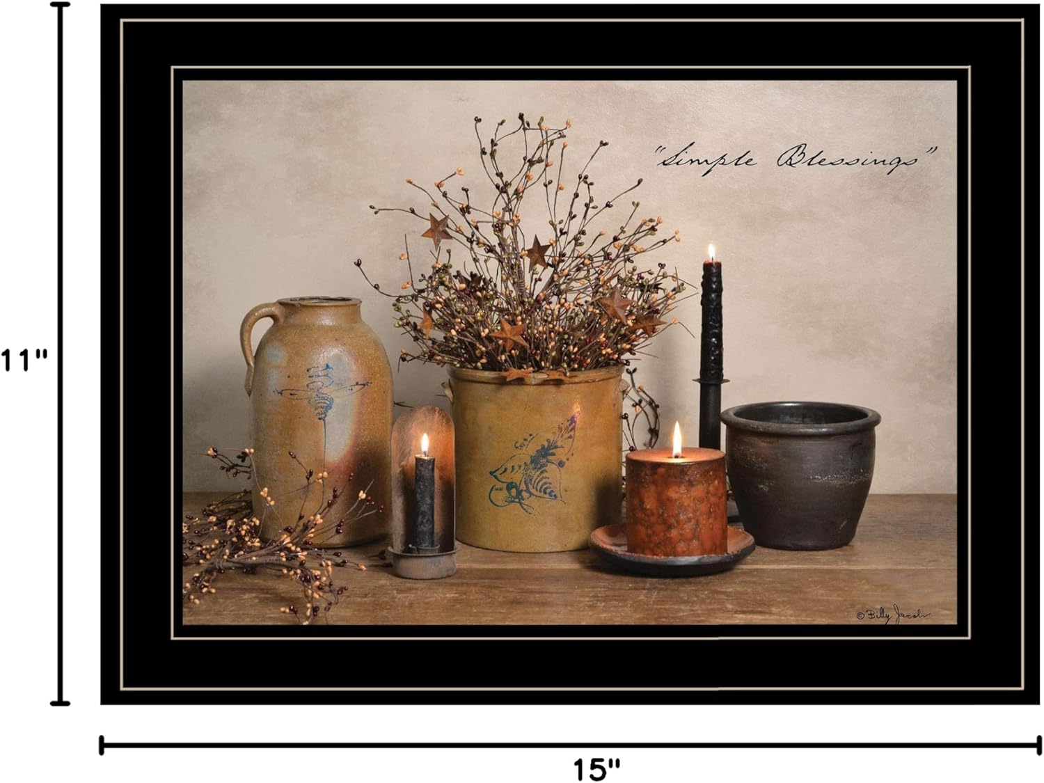 "Simple Blessings"  
11" x 15"  
© Billy Deal