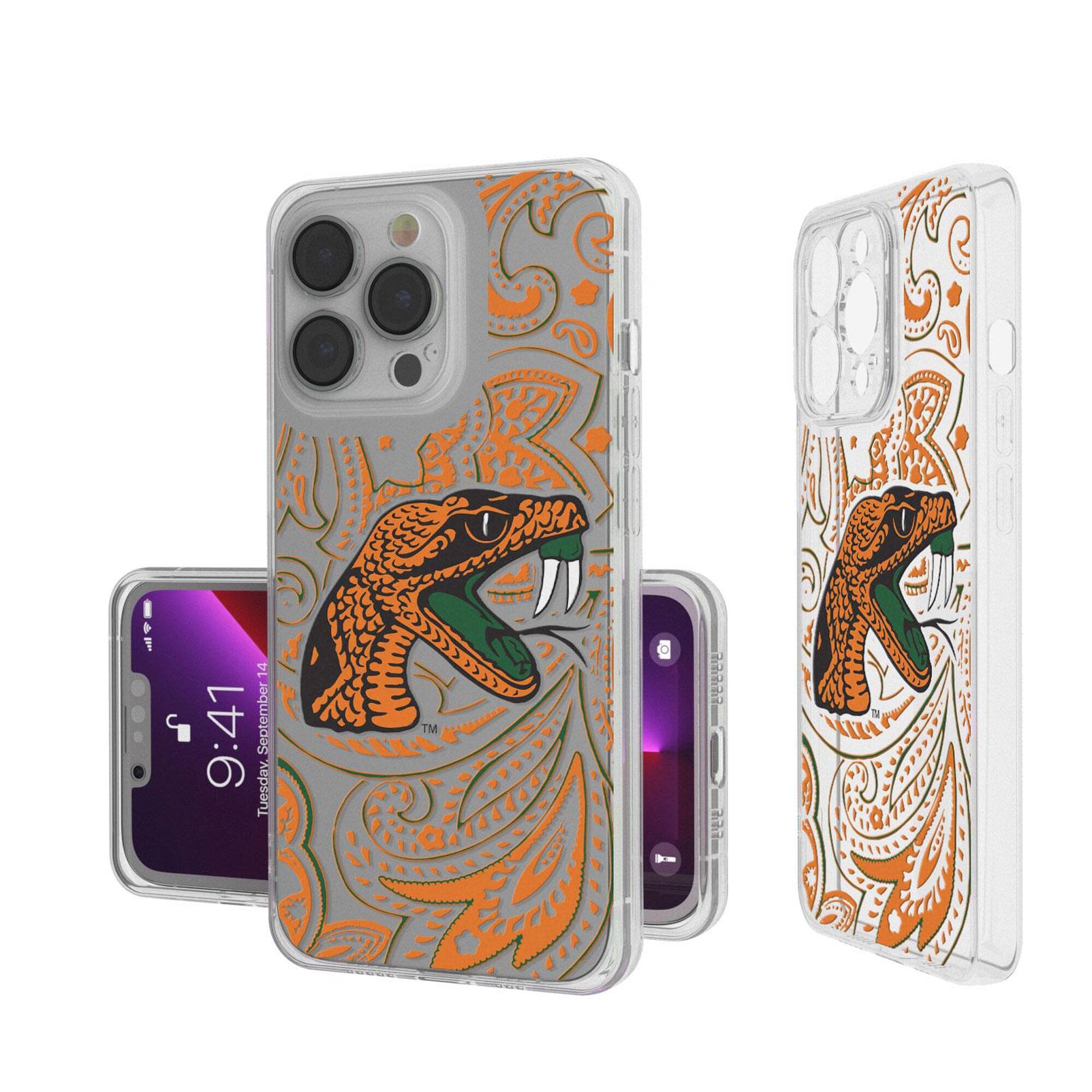 Keyscaper - NCAA - Florida A&M Rattlers iPhone Clear Case - 14 - Multicolor price history on PriceWatchPro