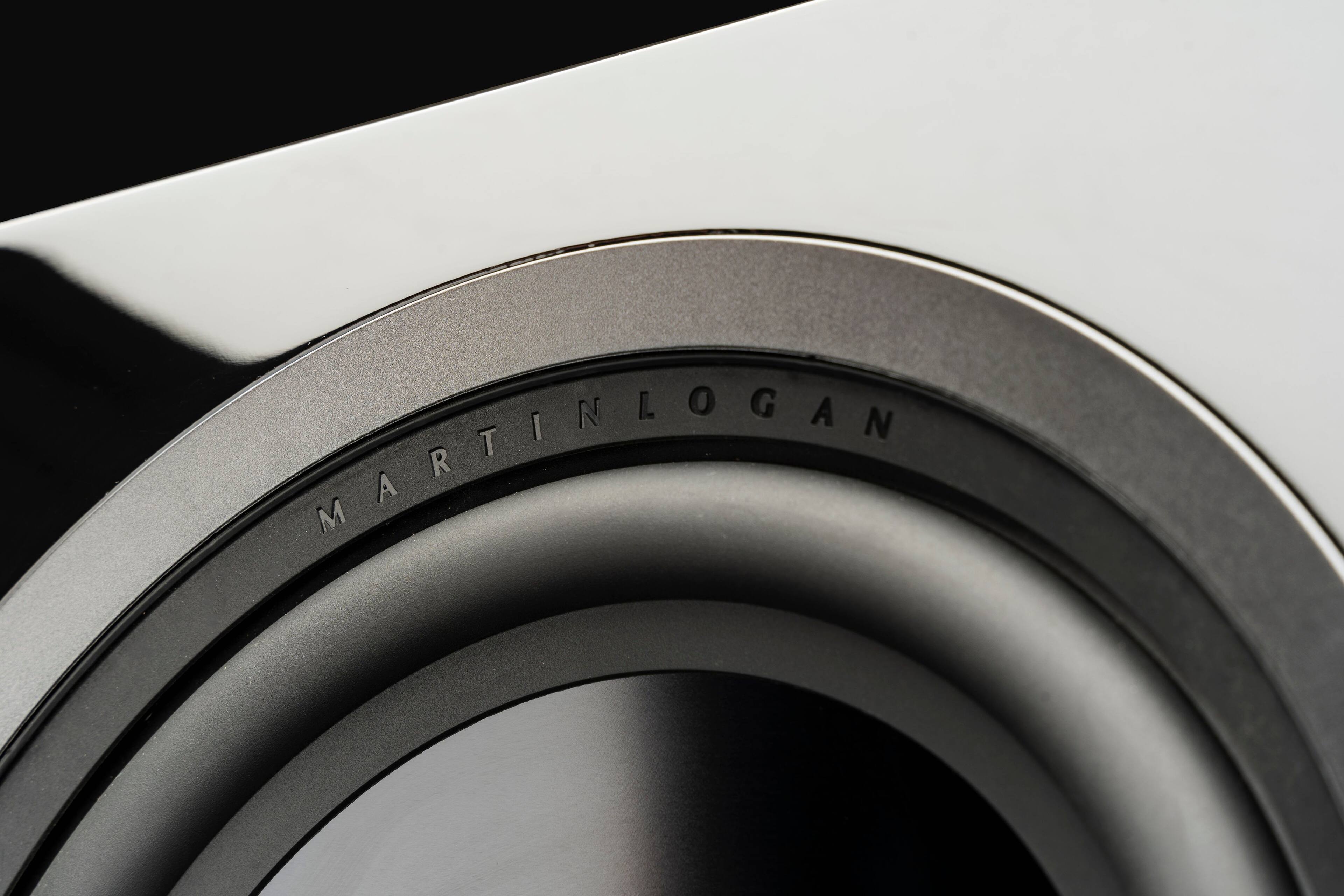 Alt View 18. MartinLogan - Dynamo 10, 10” Sealed, Powered Subwoofer, with Magnitude MT-1kW Amplifier, Sub Control App, and Wireless Built-In - Gloss Black.