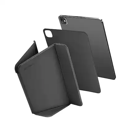 Front. tomtoc - tomtoc iPad Pro Detachable Folio Case for 2024 New 11 Inch iPad Pro M4 - Black.
