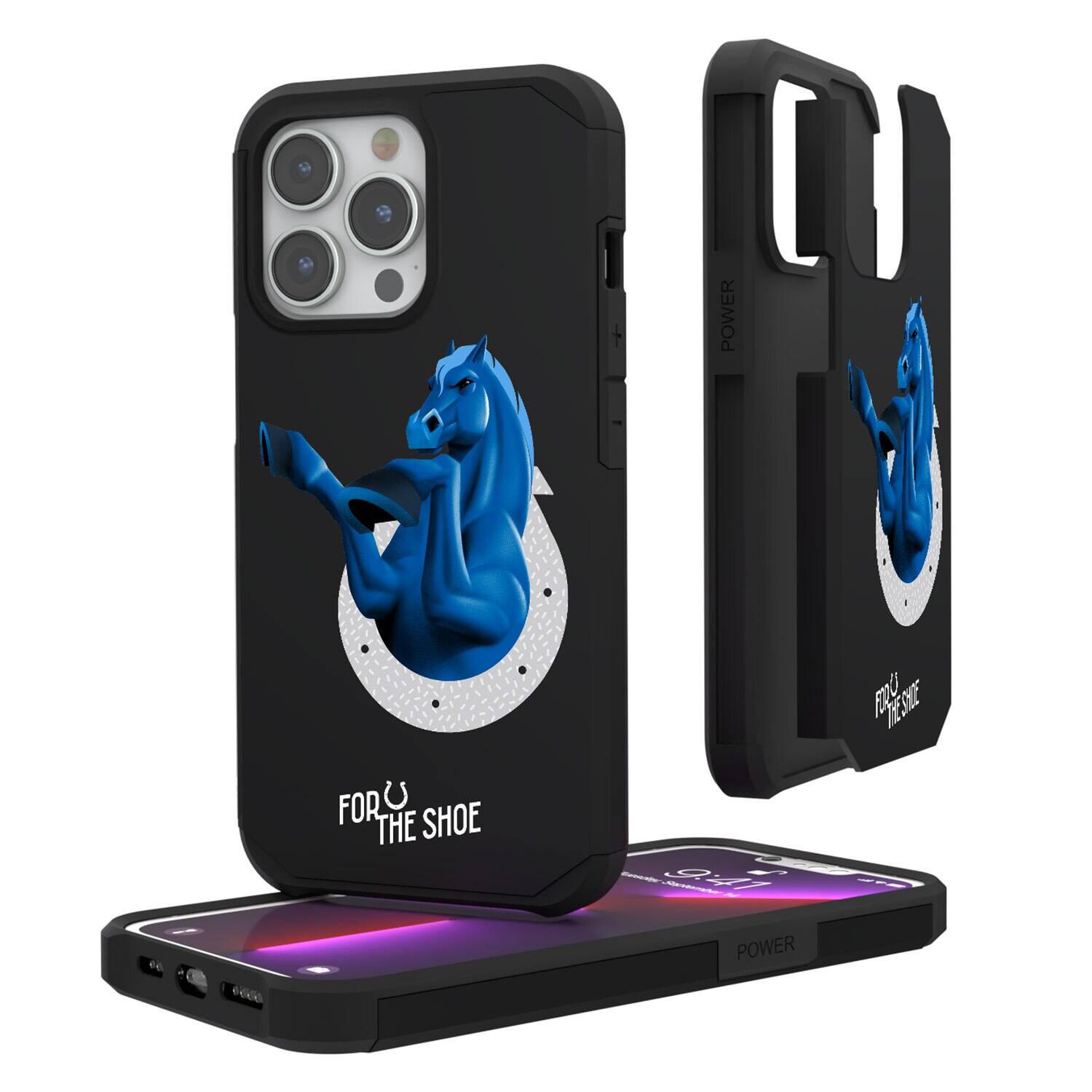 Keyscaper - NFL - Indianapolis Colts iPhone Rugged Case - 14 Plus - Black price history on PriceWatchPro