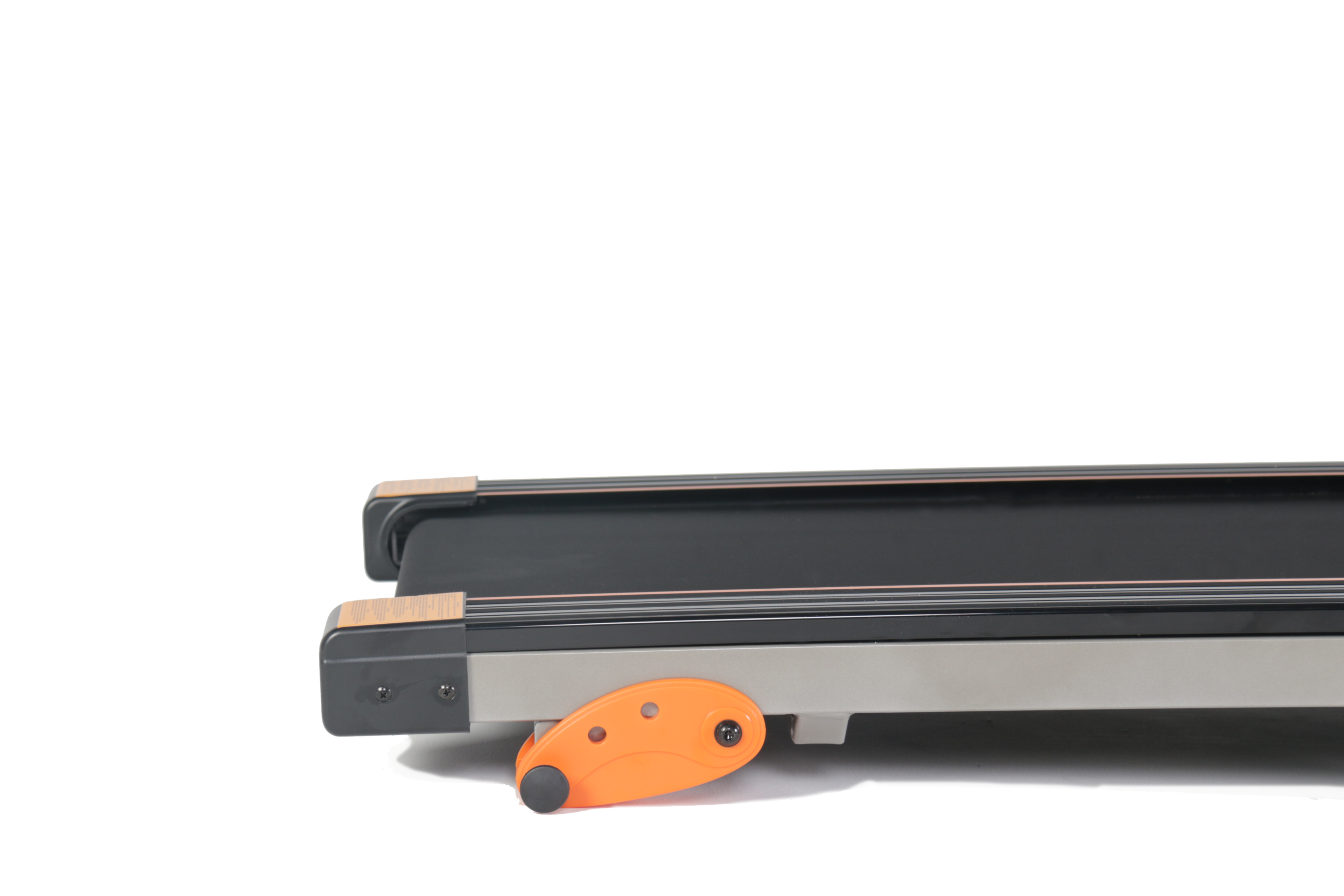 Alt View 4. APRILSOUL - Folding Treadmill 3HP 12KMH LCD 4 Incline Levels 12 Preset Programs Bluetooth Black - Black.