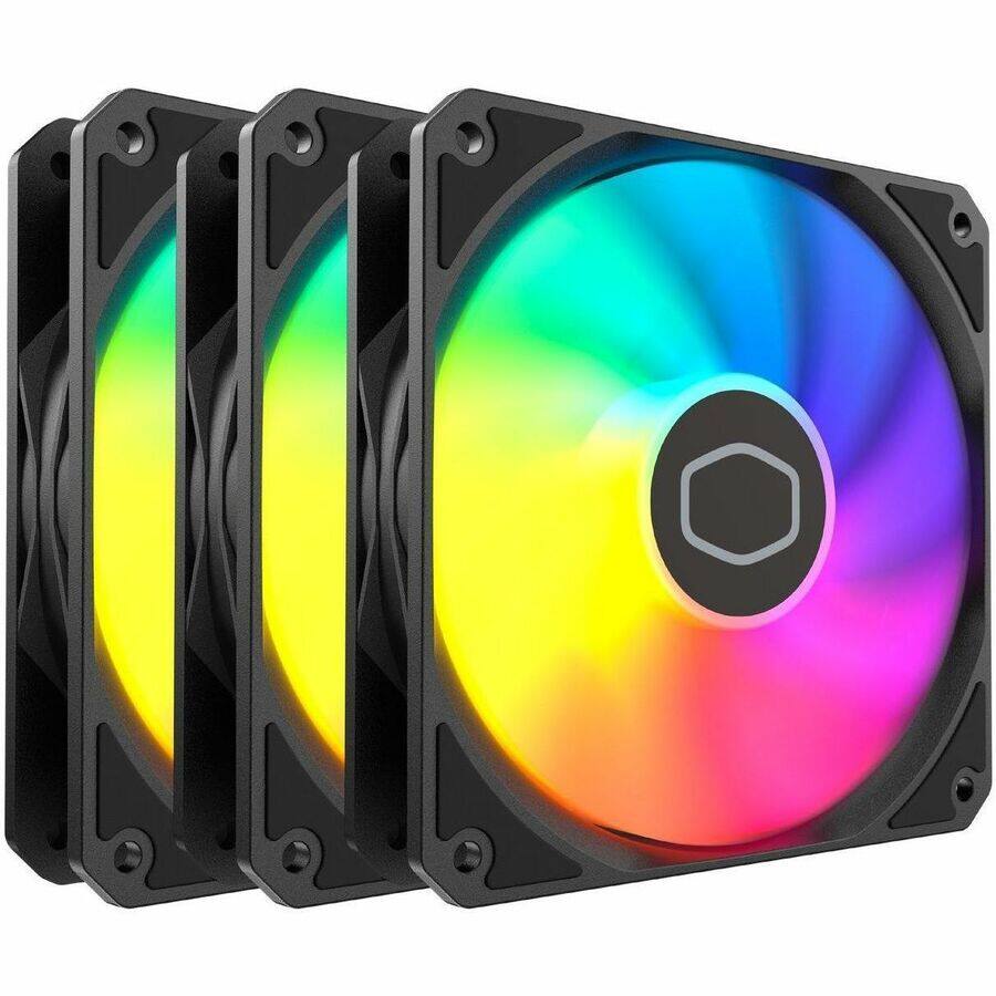 Alt View 1. Cooler Master - Cooler Master MF120 Lite Cooling Fan - 70.50 CFM Maximum Airflow - 1750 rpm - Liquid Cooler Cooler - Black - Black.