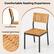 Comfortable Seating Experience
- Curved Backrest
- Breathable Slatted Design