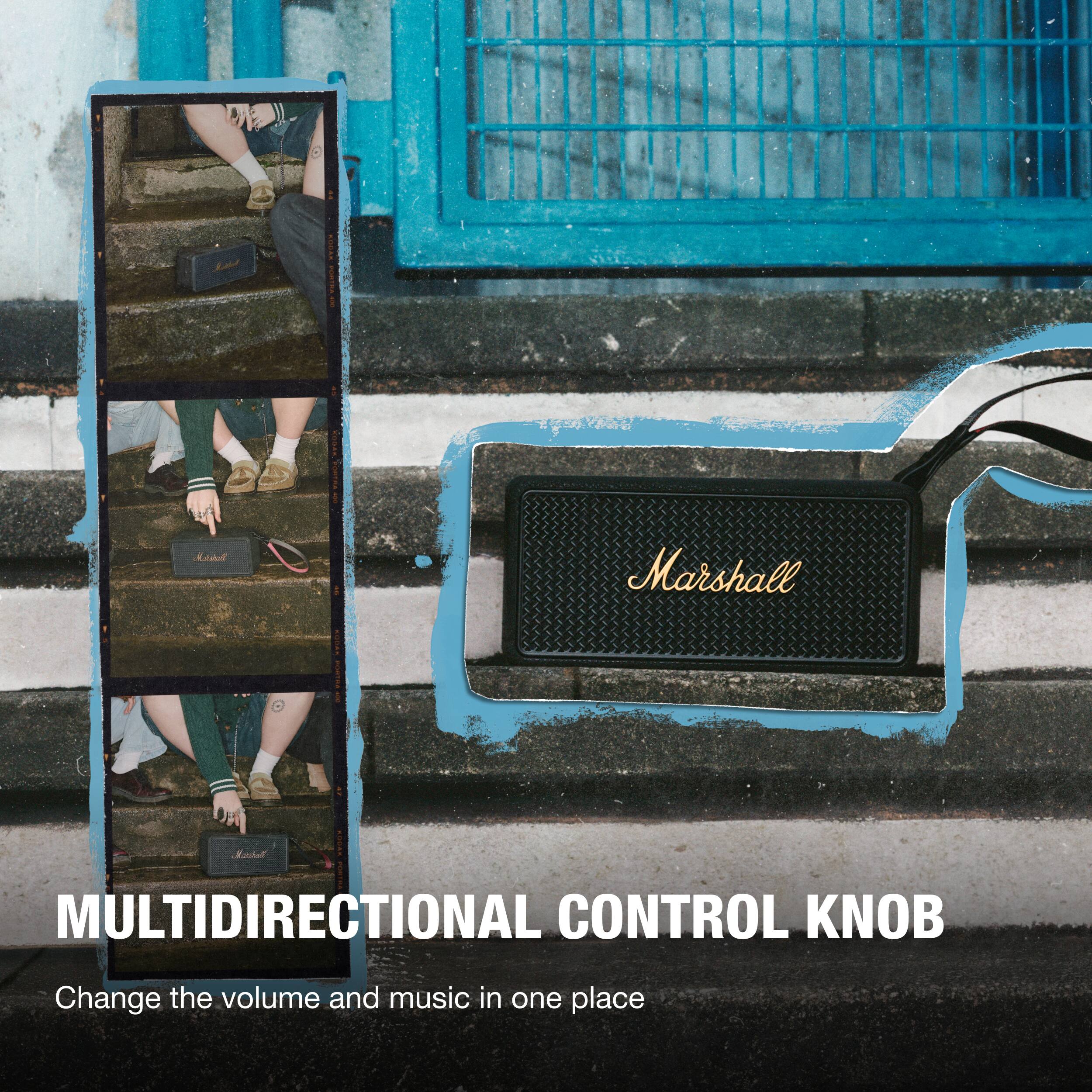 Marshall MULTIDIRECTIONAL CONTROL KNOB Change the volume and music in one place