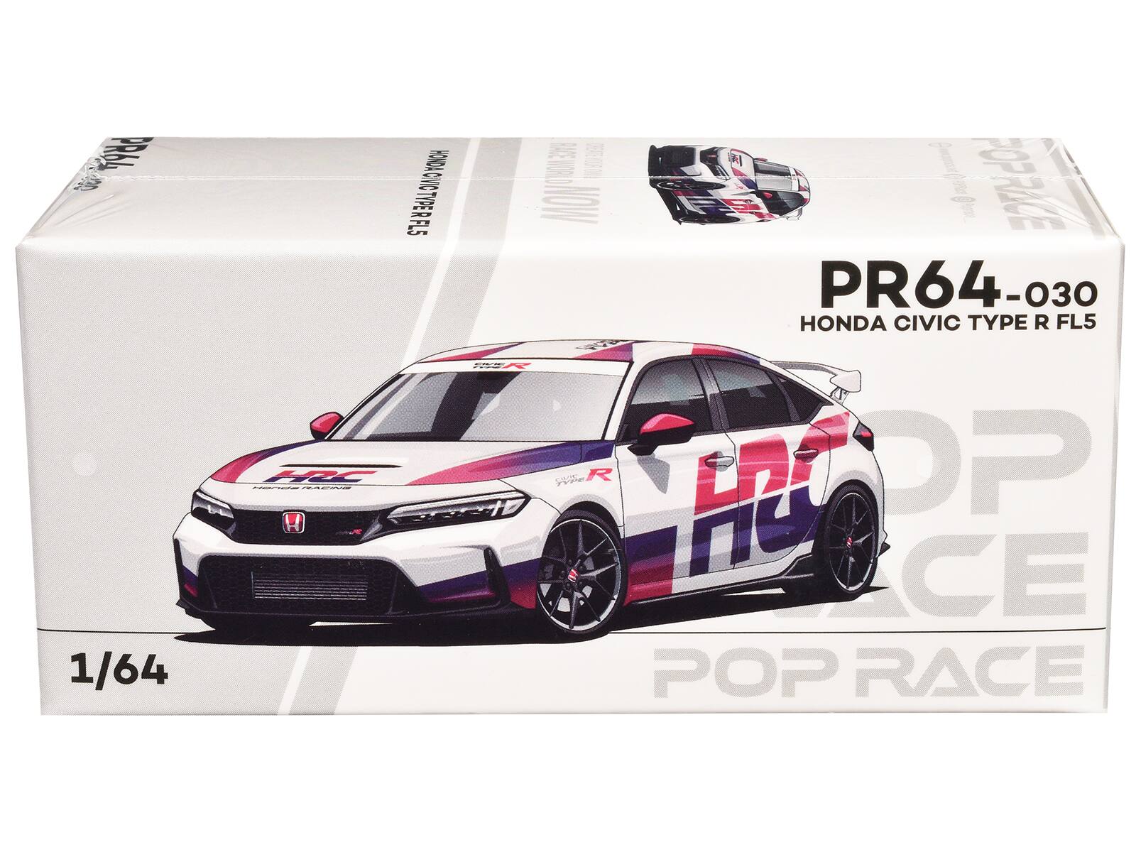 R64 1/64 HONDA CIVIC TYPE R FL5  
PR64-030  
POP RACE