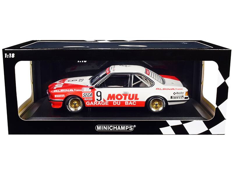 1:18  
ALPINA France  
SECA 9  
MOTUL  
GARAGE DU BAC  
BILSTEIN  
PIRELLI  
Basler  
MINICHAMPS