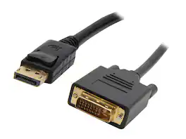Nippon Labs - DP-DVI-15 15 ft. DisplayPort Male to DVI-D Male Converter Cable, Black - DP to DVI Adapter - 1920 x 1200