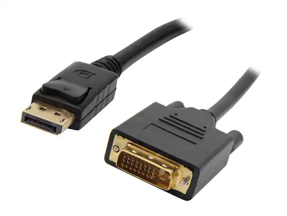 Front. Nippon Labs - Nippon Labs DP-DVI-15 15 ft. DisplayPort Male to DVI-D Male Converter Cable, Black - DP to DVI Adapter - 1920 x 1200.