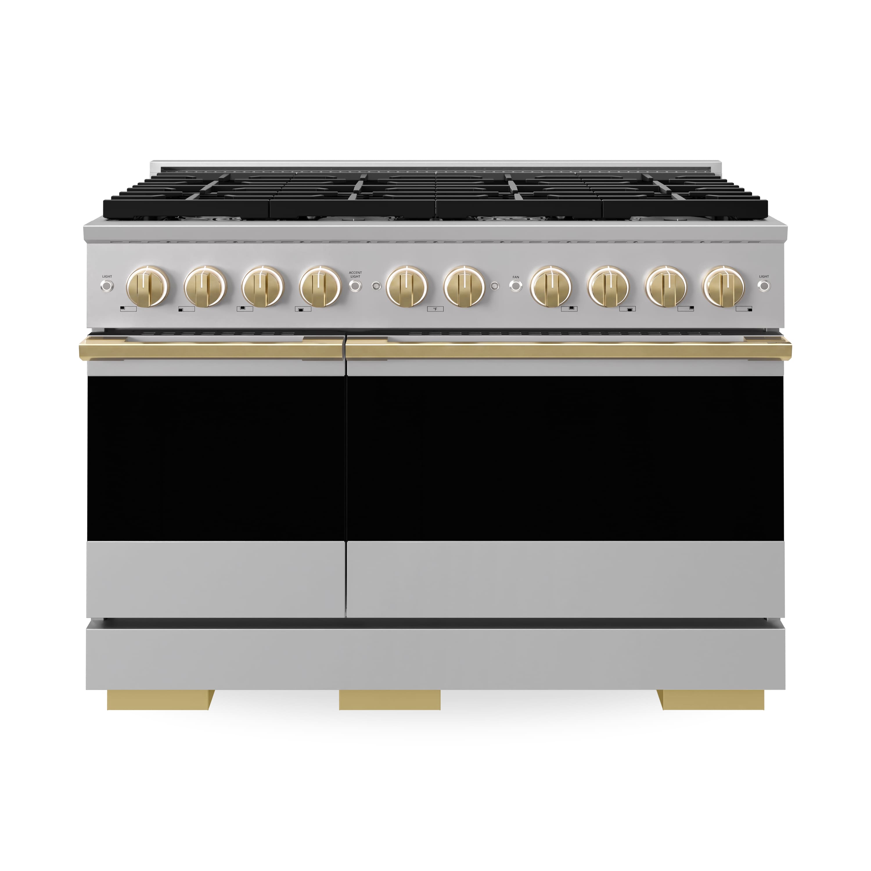 ZLINE - Autograph 48 in. 6.7 cu. ft. Marino Dual Fuel Freestanding Range w/ 8 Gas Burners & Convection Oven w/ Gold Accents - Stainless Steel price history on PriceWatchPro