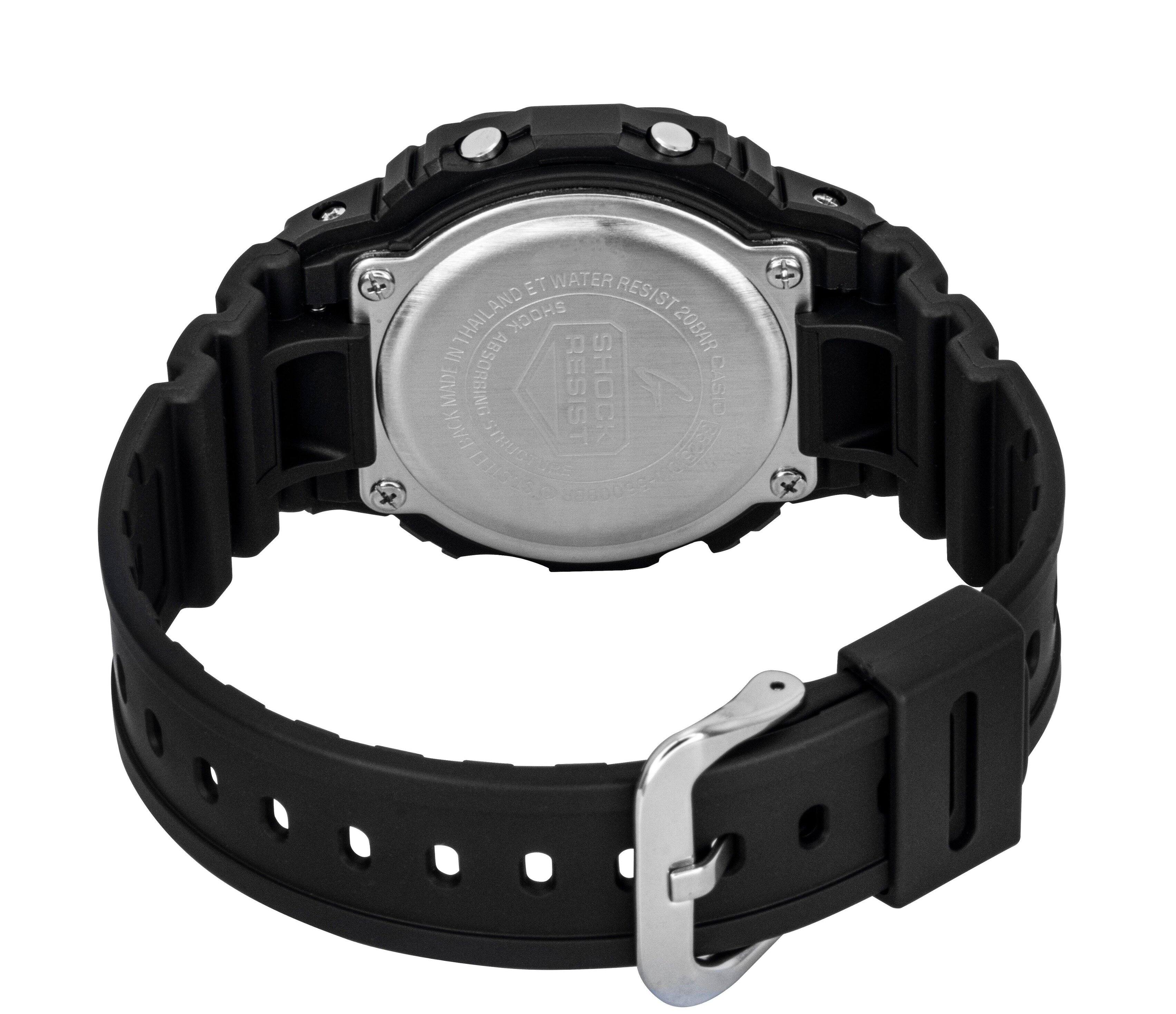 Sure, here is the corrected and grouped text from the image:

- WATER RESIST 20BAR
- SHOCK RESIST
- MADE IN THAILAND
- ABSORBING RESIST SHOCK
- CASIO
- 06299
- STRUCTURE
- 2800