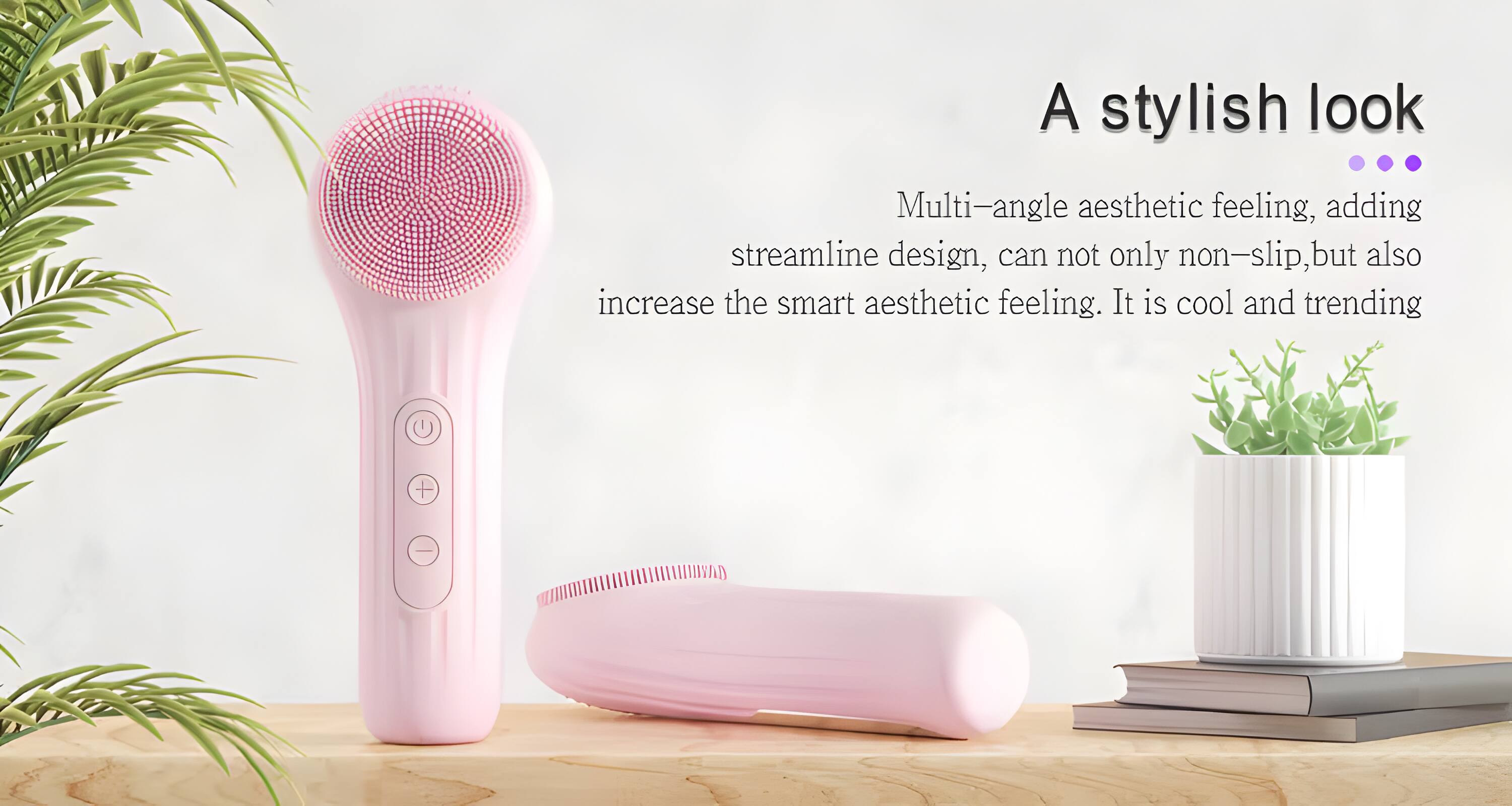 A stylish look  
Multi-angle aesthetic feeling, adding streamline design, can not only non-slip, but also increase the smart aesthetic feeling. It is cool and trending