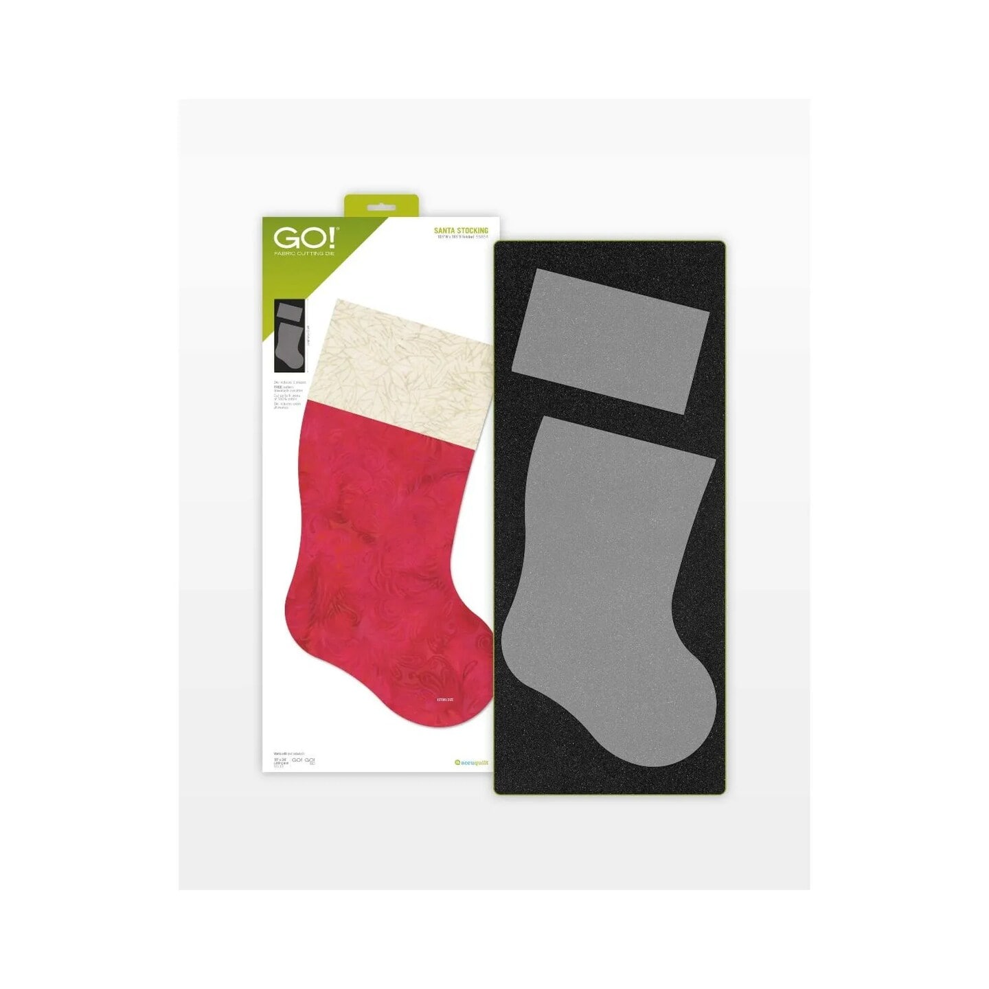 AccuQuilt - GO! Santa Stocking Die - Multicolor