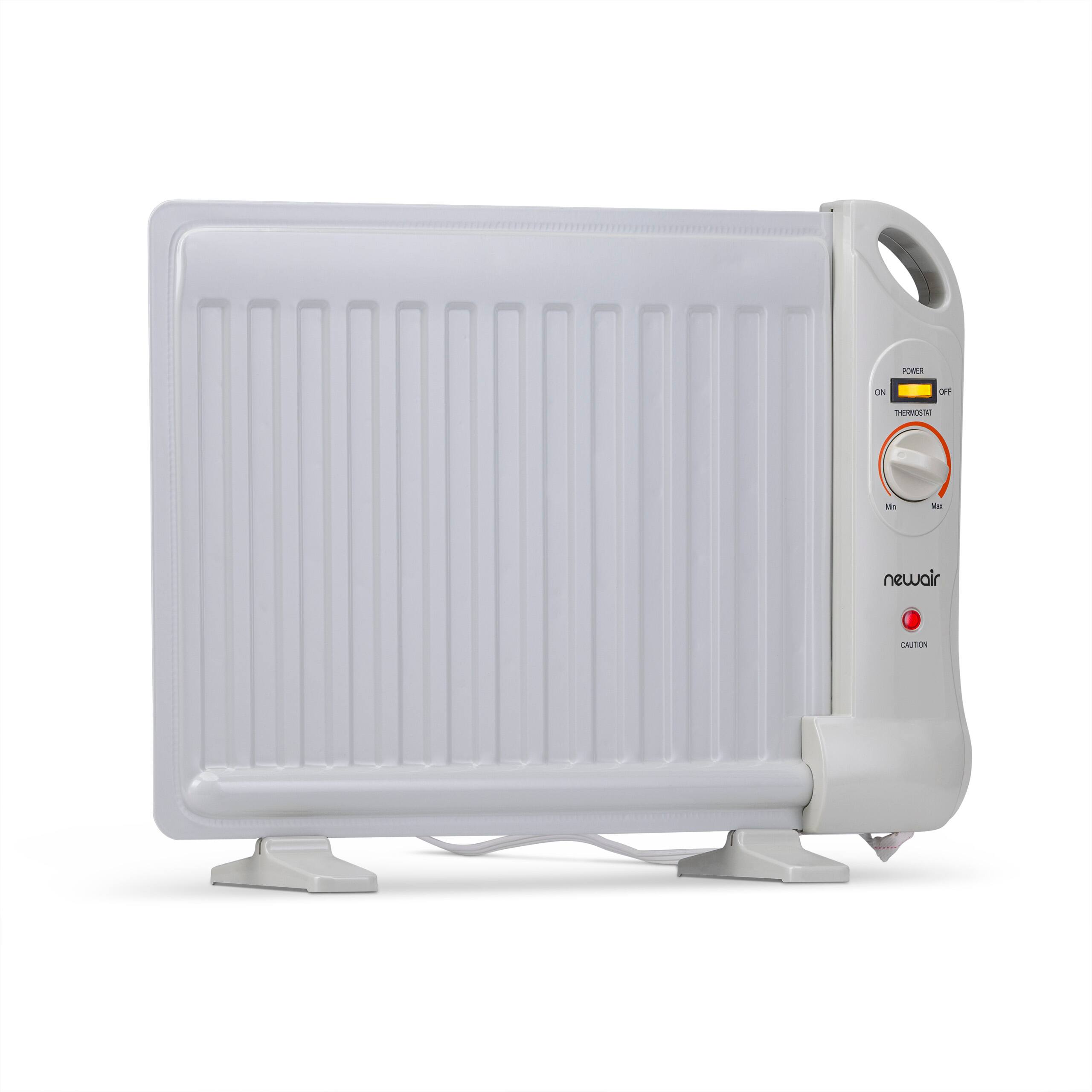 newair is the brand of the heater in the image.