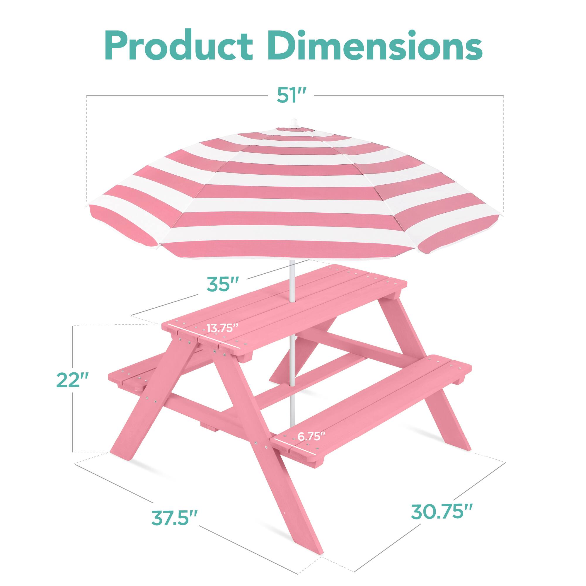 Product Dimensions: 51" x 35" x 13.75" x 22" x 6.75" x 37.5" x 30.75"