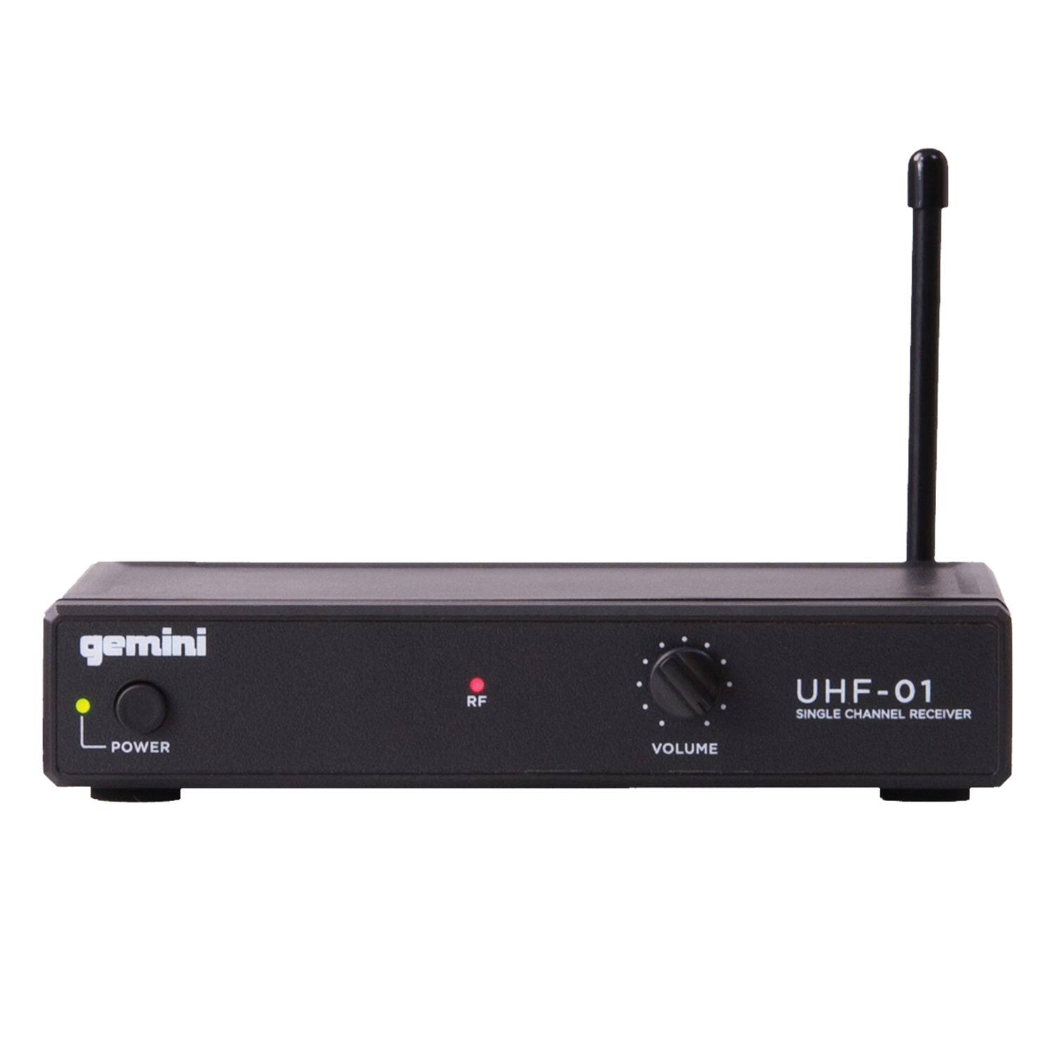 gemini RF UHF-01 SINGLE CHANNEL RECEIVER POWER VOLUME