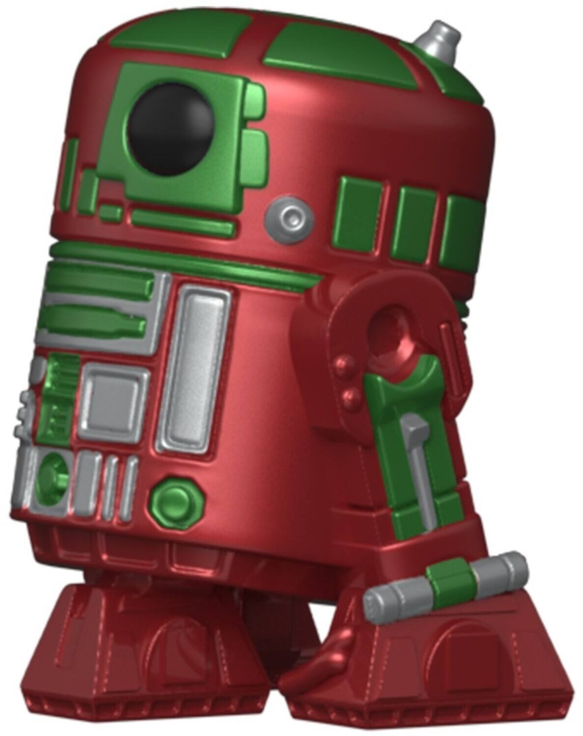 Alt View 4. Funko - FUNKO POCKET POP! & TEE: Star Wars - Holiday R2D2 (MT) - XL   - APPAREL - Multicolor.