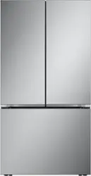 LG - 26.5 Cu. Ft. French Door Counter-Depth MAX Smart Refrigerator with Internal Water Dispenser - Stainless Steel - Front_Zoom