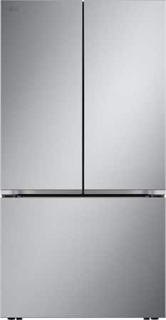 LG - Counter-Depth MAX 26.5 Cu. Ft. French Door Smart Refrigerator with Internal Water Dispenser - Stainless Steel