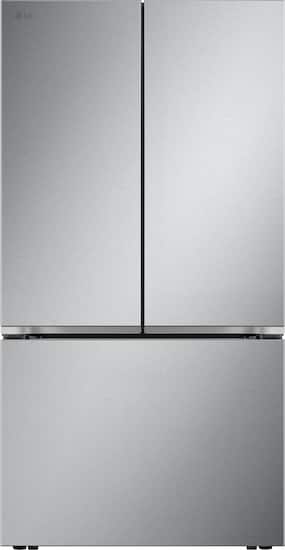 LG - 36-in Wide Counter-Depth MAX 26.5 Cu. Ft. French Door Smart Refrigerator with Internal Water Dispenser - Stainless Steel