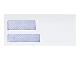 Quality Park - Reveal-N-Seal Security Tinted #9 Double Window Envelopes, 3 7/8" x 8 7/8" Wove, 500/Box - White