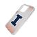 Alt View 1. Keyscaper - Illinois Fighting Illini Linen Logo iPhone Clear Case - 13 mini - Multicolor.