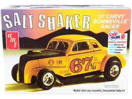 Skill 2 Model Kit 1937 Chevrolet Bonneville Racer "Salt Shaker" 1/25 Scale Model by AMT - Yellow And Black