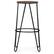 Alt View 13. Simpli Home - Simeon 30 inch Metal Bar Stool with Wood Seat - Cocoa Brown / Black.