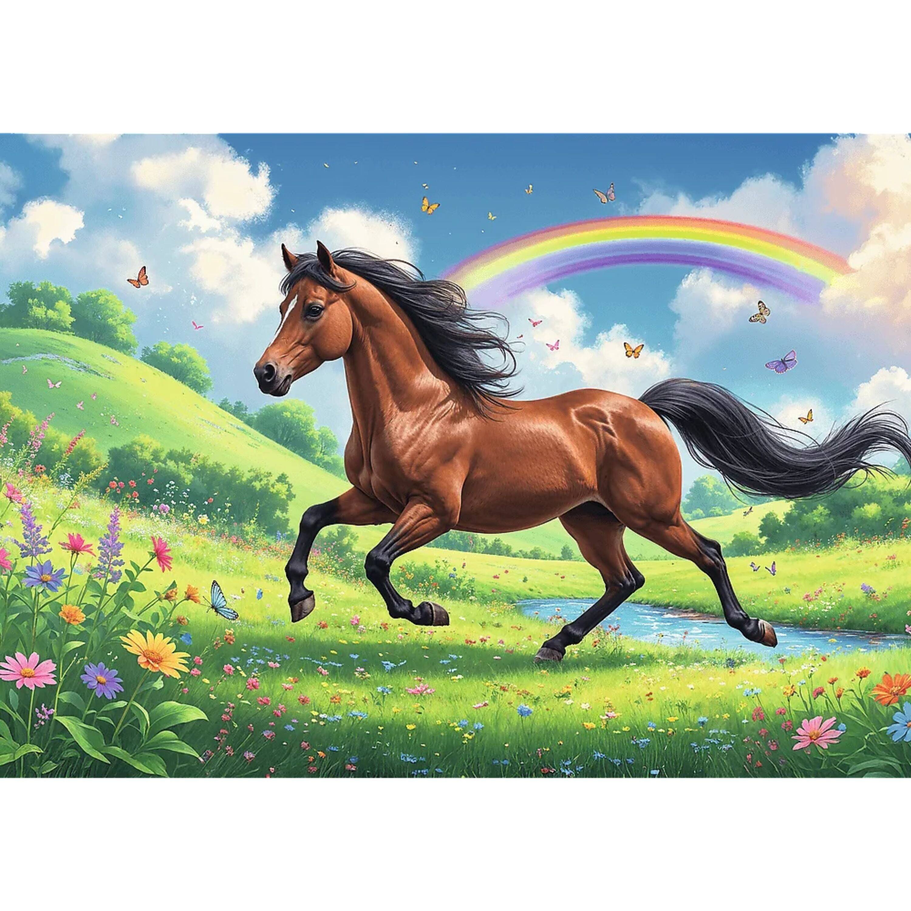 Alt View 1. Trefl - Trefl Kids Treflik Laurel - Dignified Horse 200 Piece Puzzle.