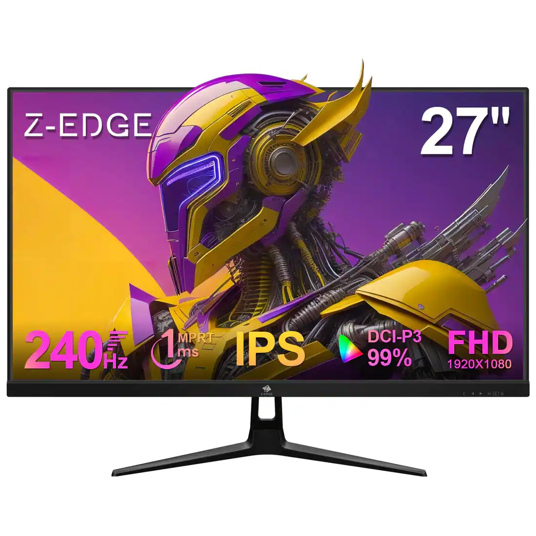 Z-EDGE 27"  
240 Hz  
1 ms MPRT  
IPS  
DCI-P3 99%  
FHD 1920x1080