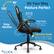 Alt View 12. Click365 - Flip Mid-Back Mesh Office Chair - Black.