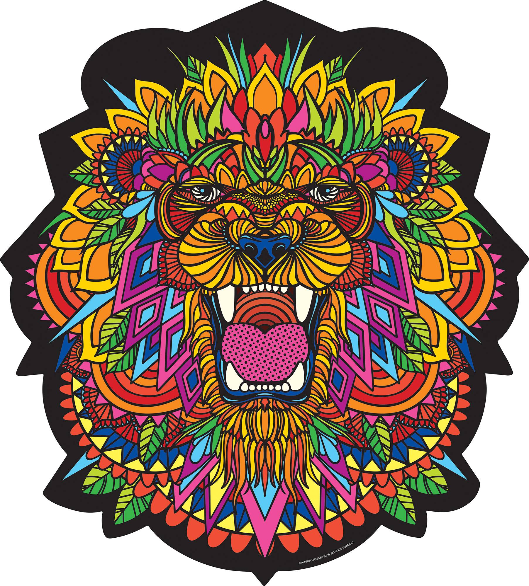 Front. TCG Toys - SHAPES PUZZLE- LION.