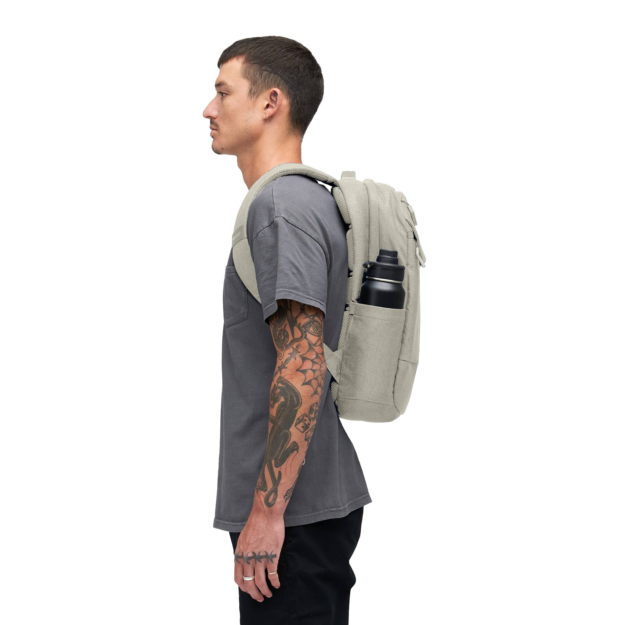 Alt View 9. Incase - Crosstown Backpack - 20L - Limestone.