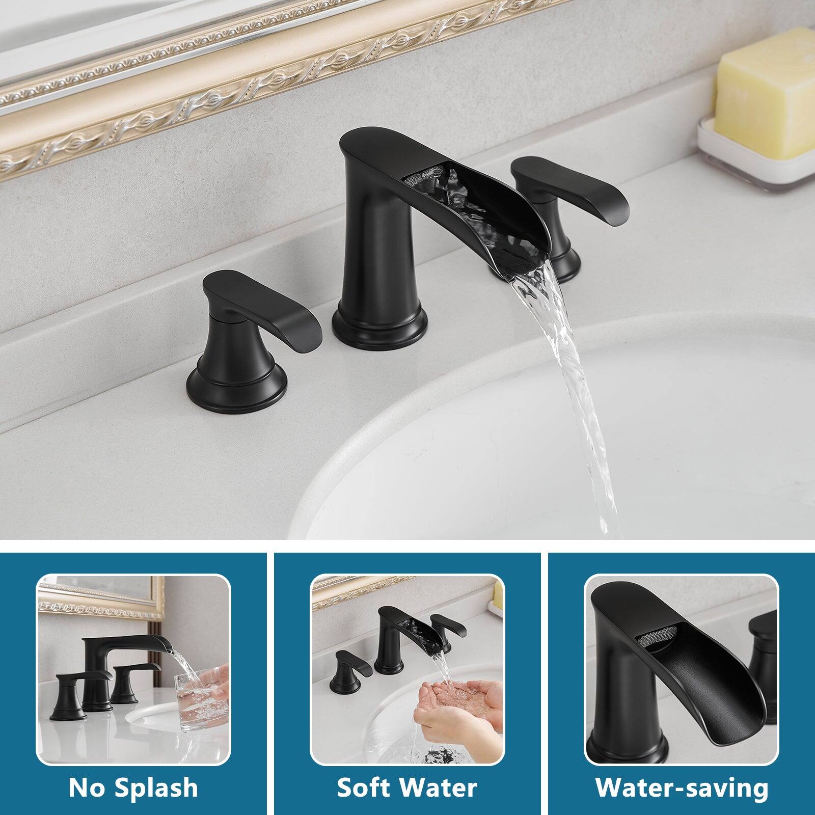 No Splash  
Soft Water  
Water-saving