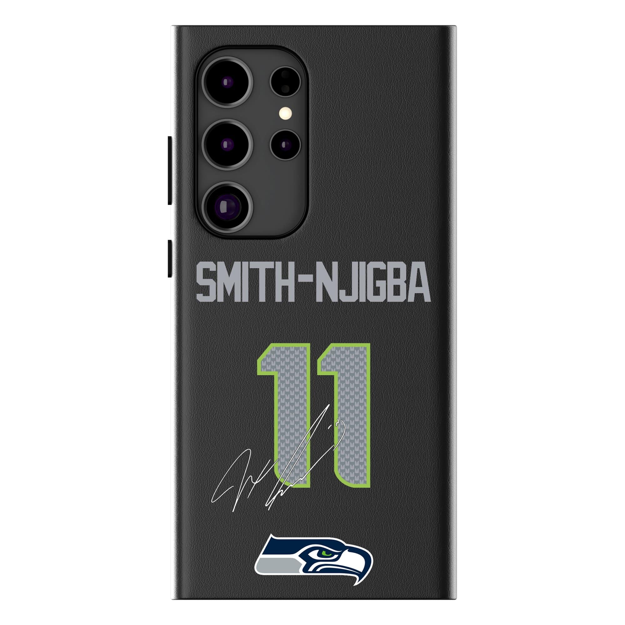 Keyscaper - Jaxon Smith-Njigba Seattle Seahawks Galaxy Magnetic Bump Case - S24 - Black