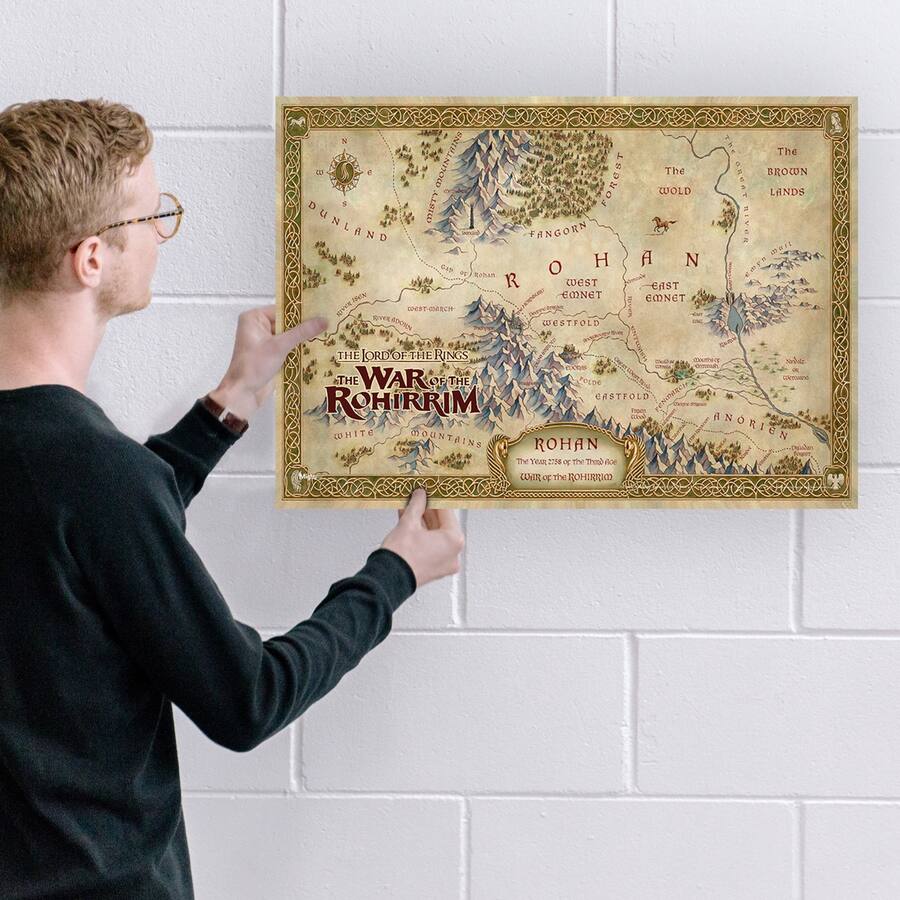 Westfold Rohan Map Trend Setters The Lord of the Rings: War of the Rohirrim (Rohan's Map ...