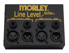 Morley - Line Level Shifter 2-Channel Box with 1/4″ Smart Jacks (TS or TRS)