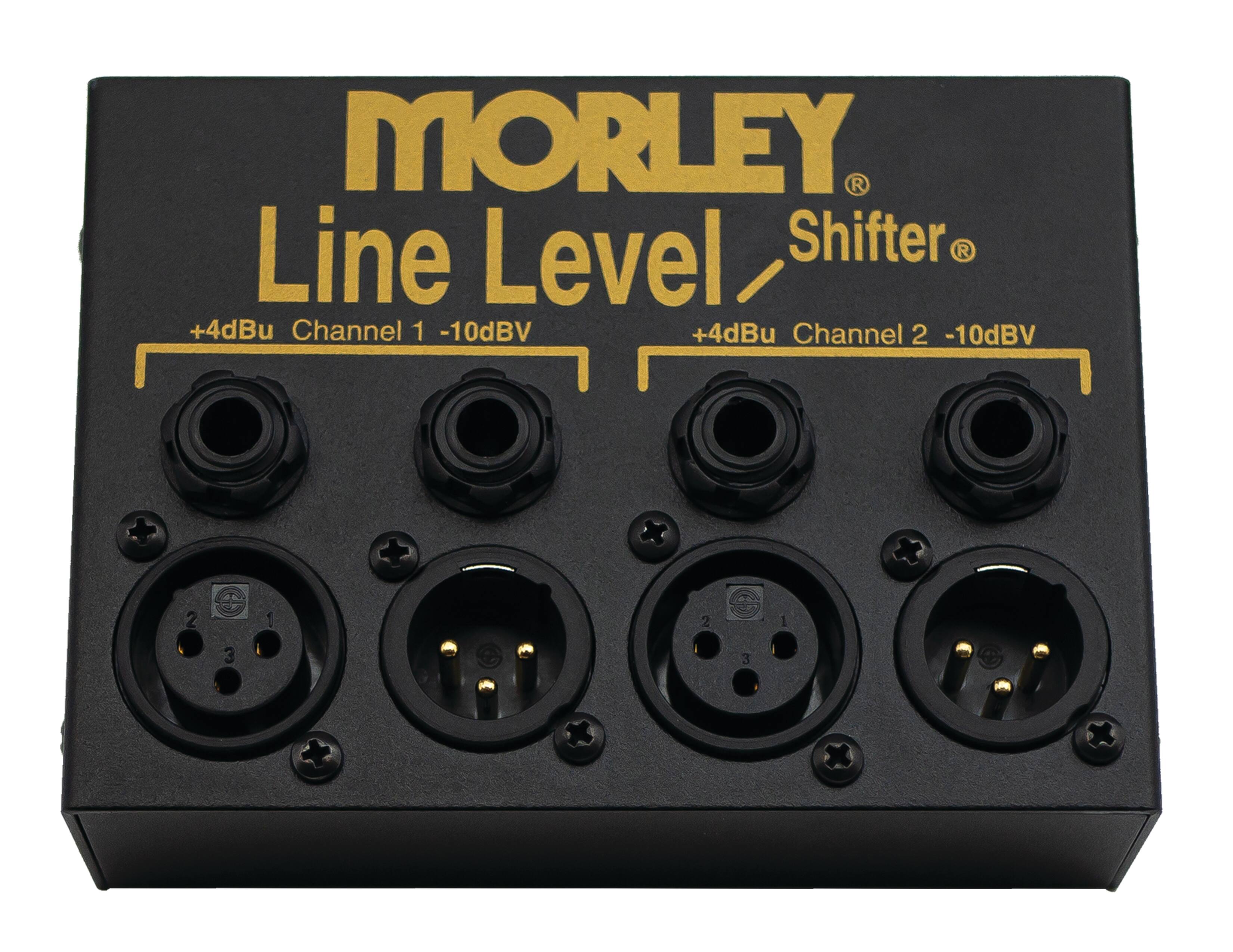 MORLEY  
Line Level Shifter  
+4dBu Channel 1 -10dBV  
+4dBu Channel 2 -10dBV
