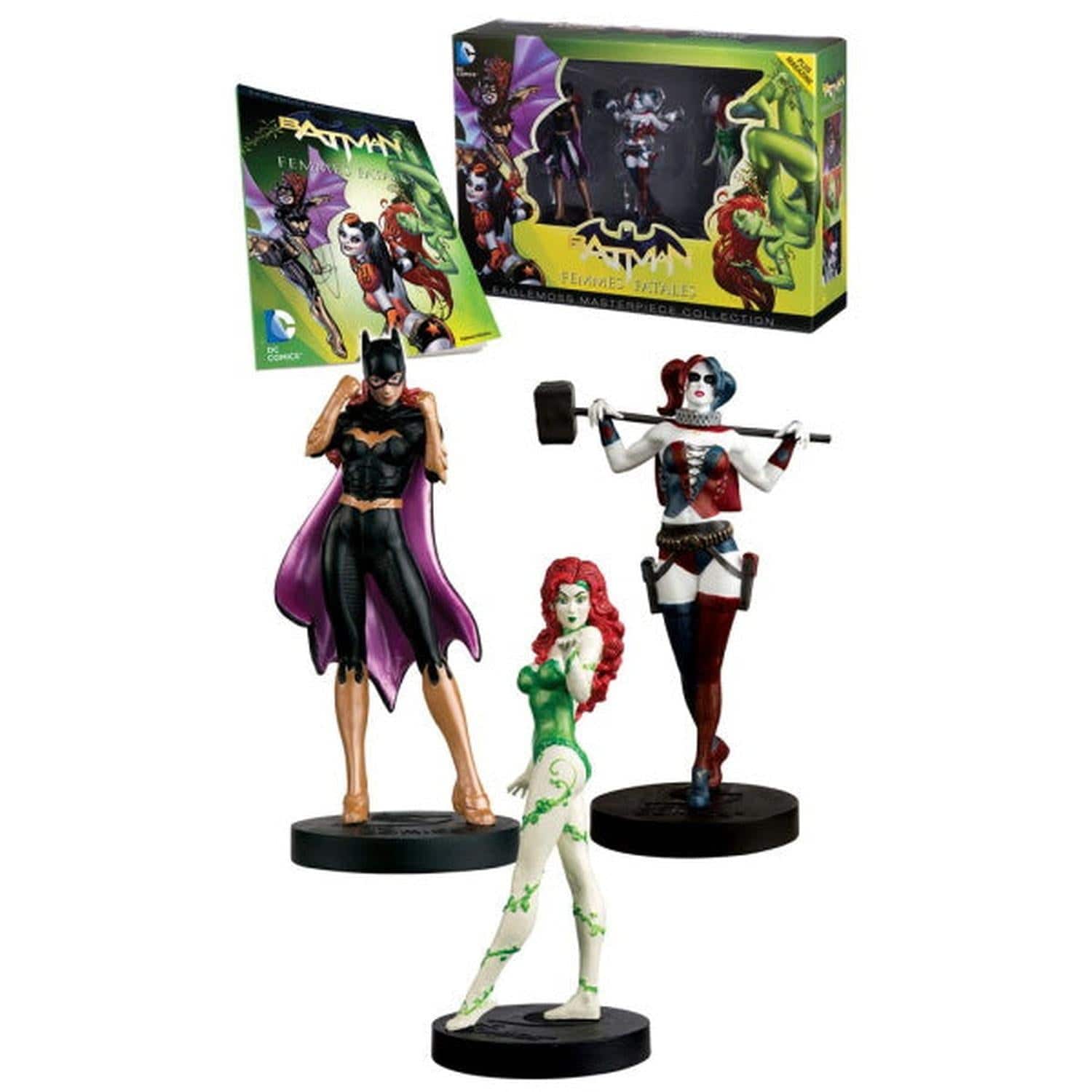 Eaglemoss - DC Masterpiece Collection #2: Femme Fatales Figurine Set - Batgirl, Harley Quinn, Poison Ivy price history on PriceWatchPro